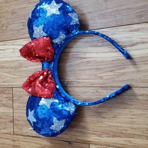 Patriotic Minnie Mouse ears